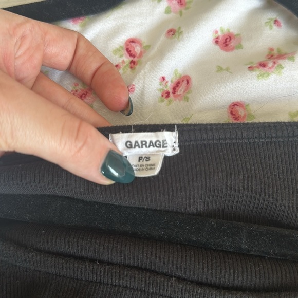 Garage Mackenzie Corset Tee Black - Picture 3 of 4